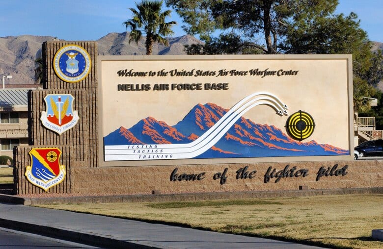Nellis AFb Sign